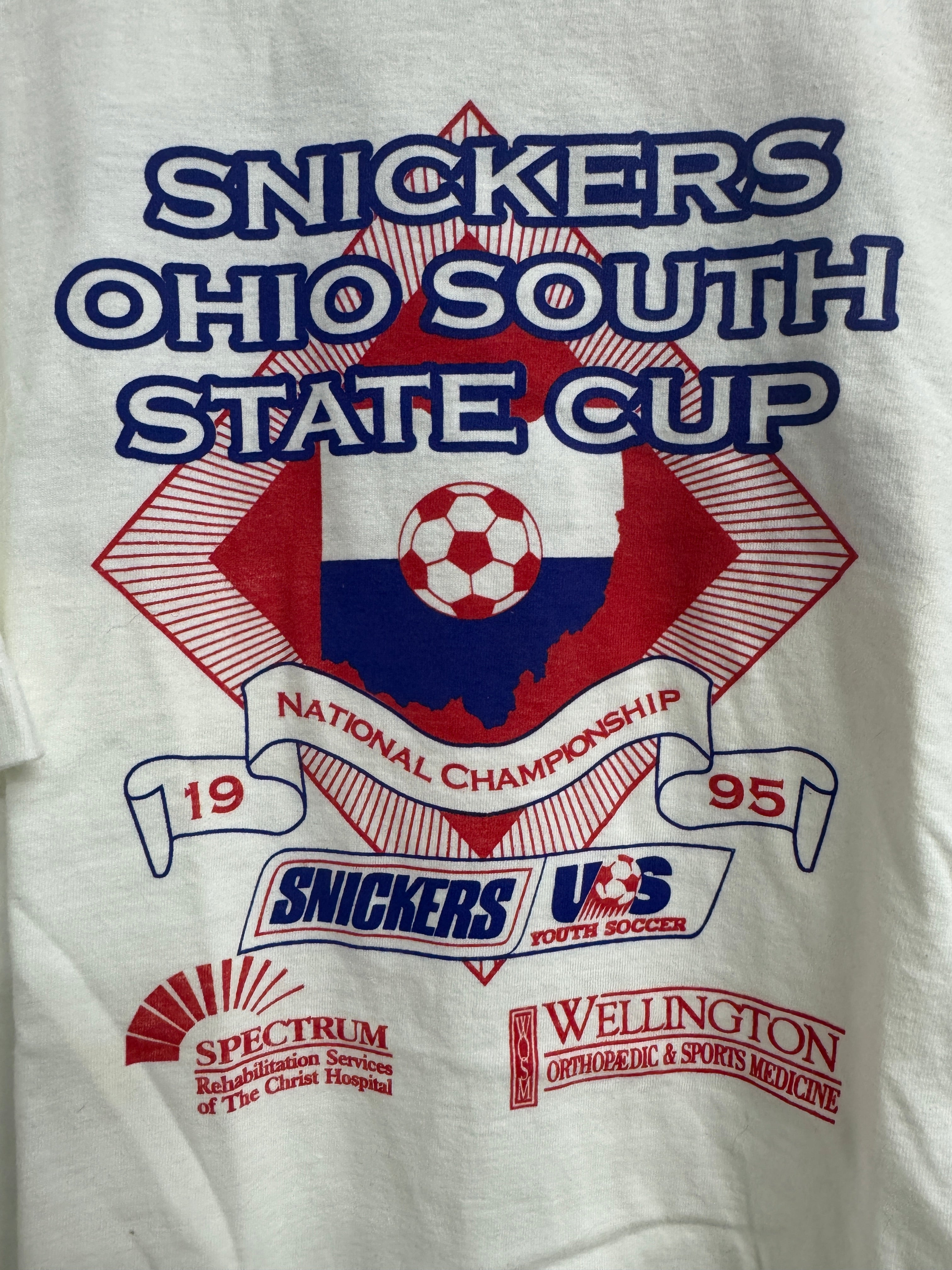 Vintage Umbro Snickers Ohio South Cup Single Stitch Tee - XL