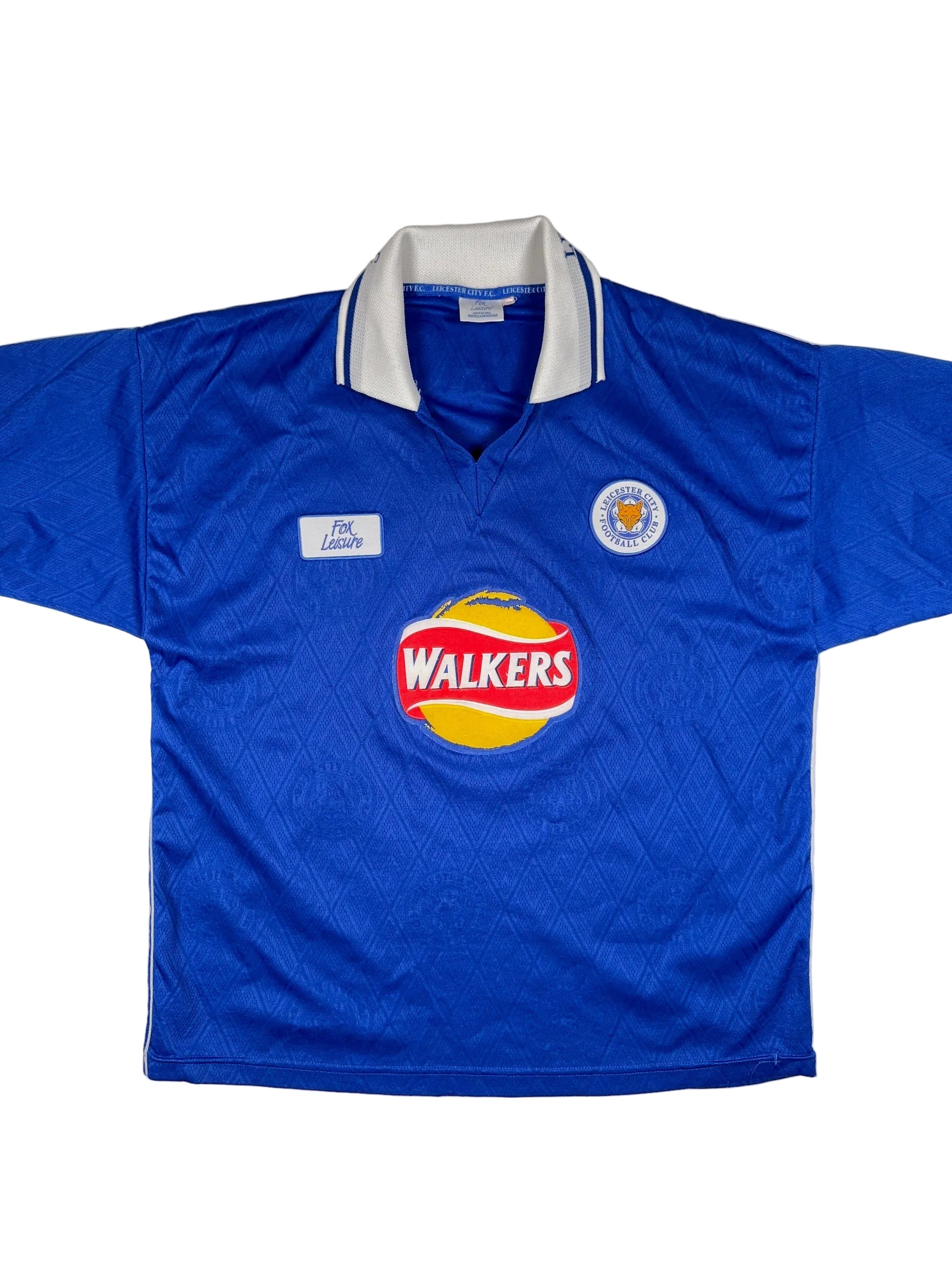 Leicester City 1998/00 Robbie Savage #14 Home Shirt - XL