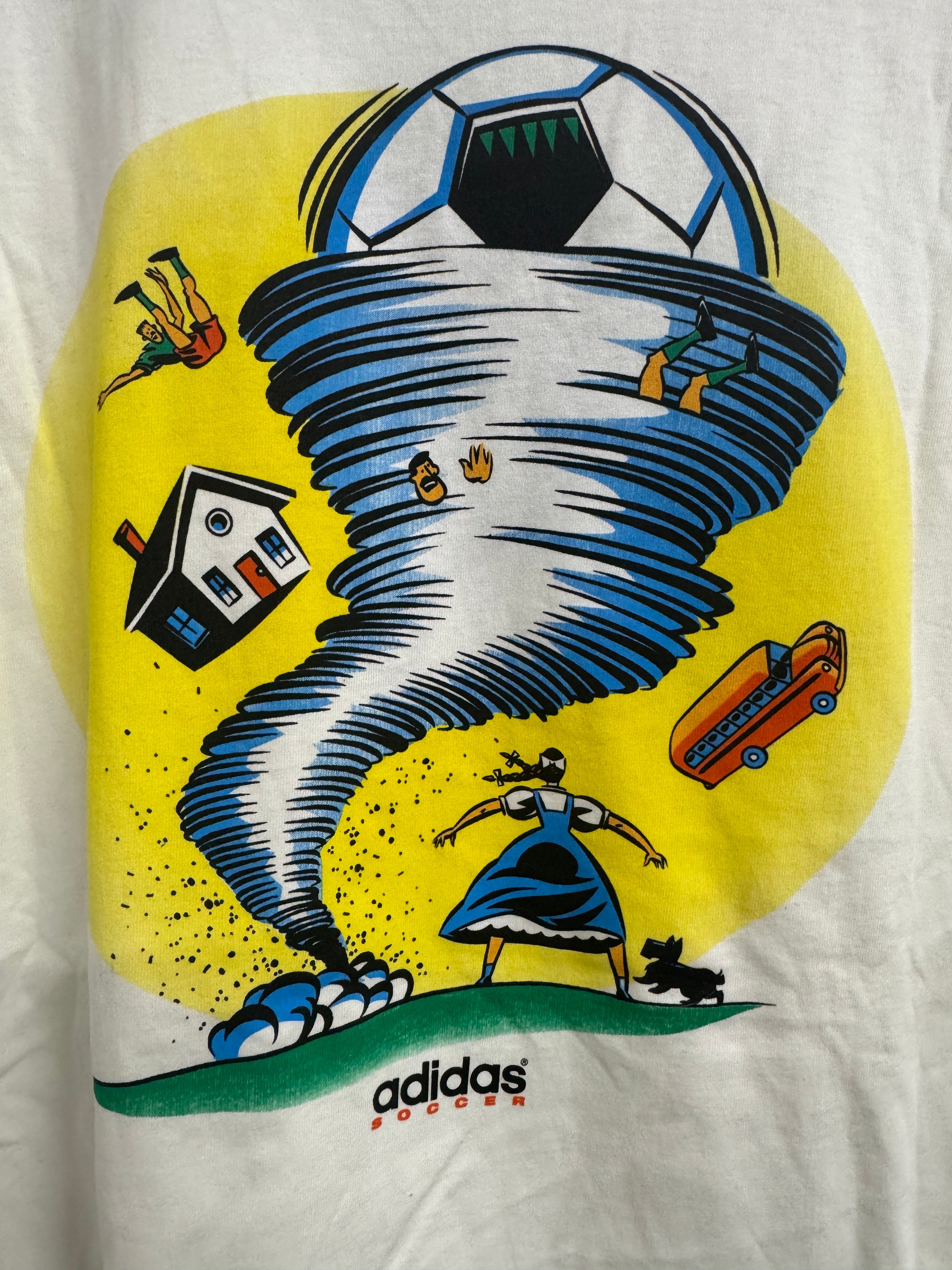 Vintage 1990s adidas Wiz Tee | Retro Screamers