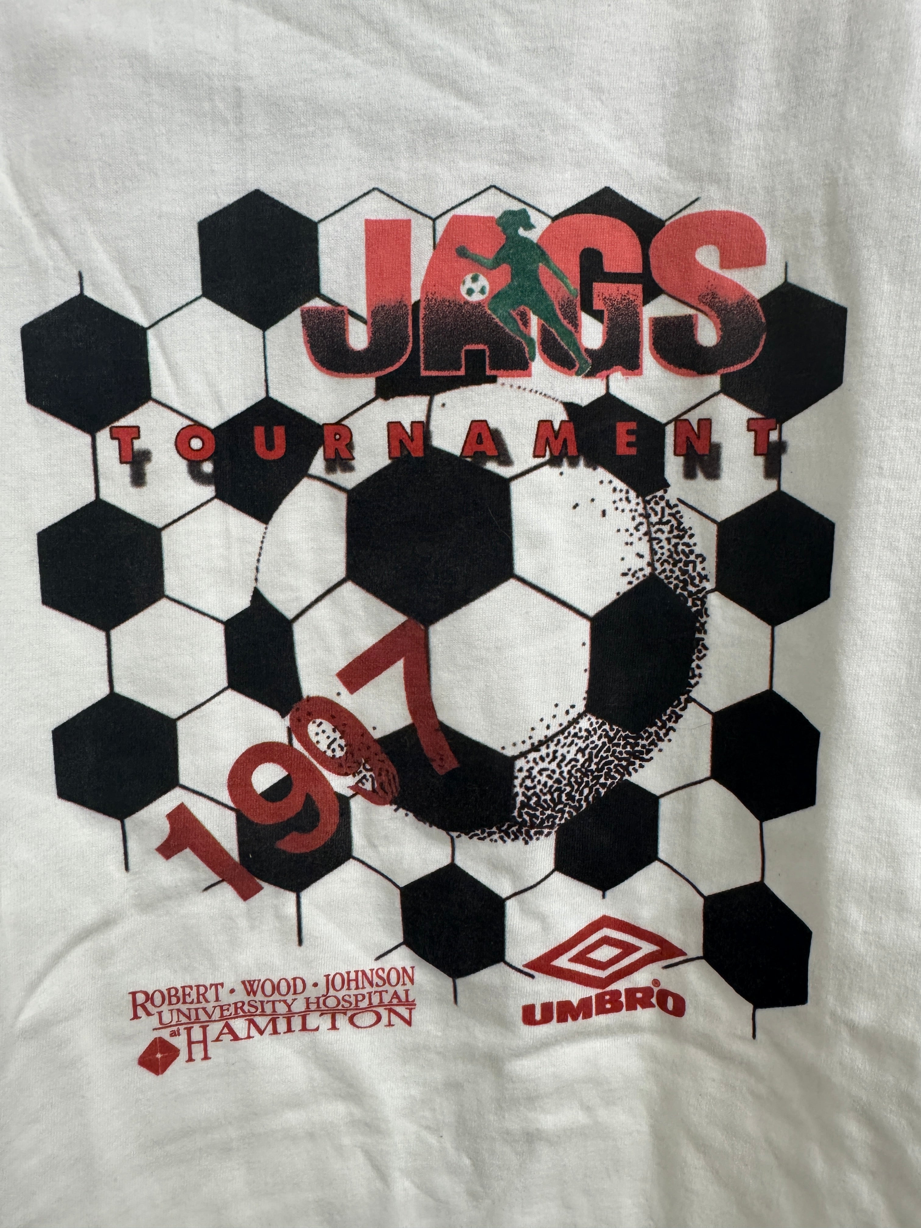 Vintage Umbro 1997 Jags Tournament Single Stitch Tee - XL