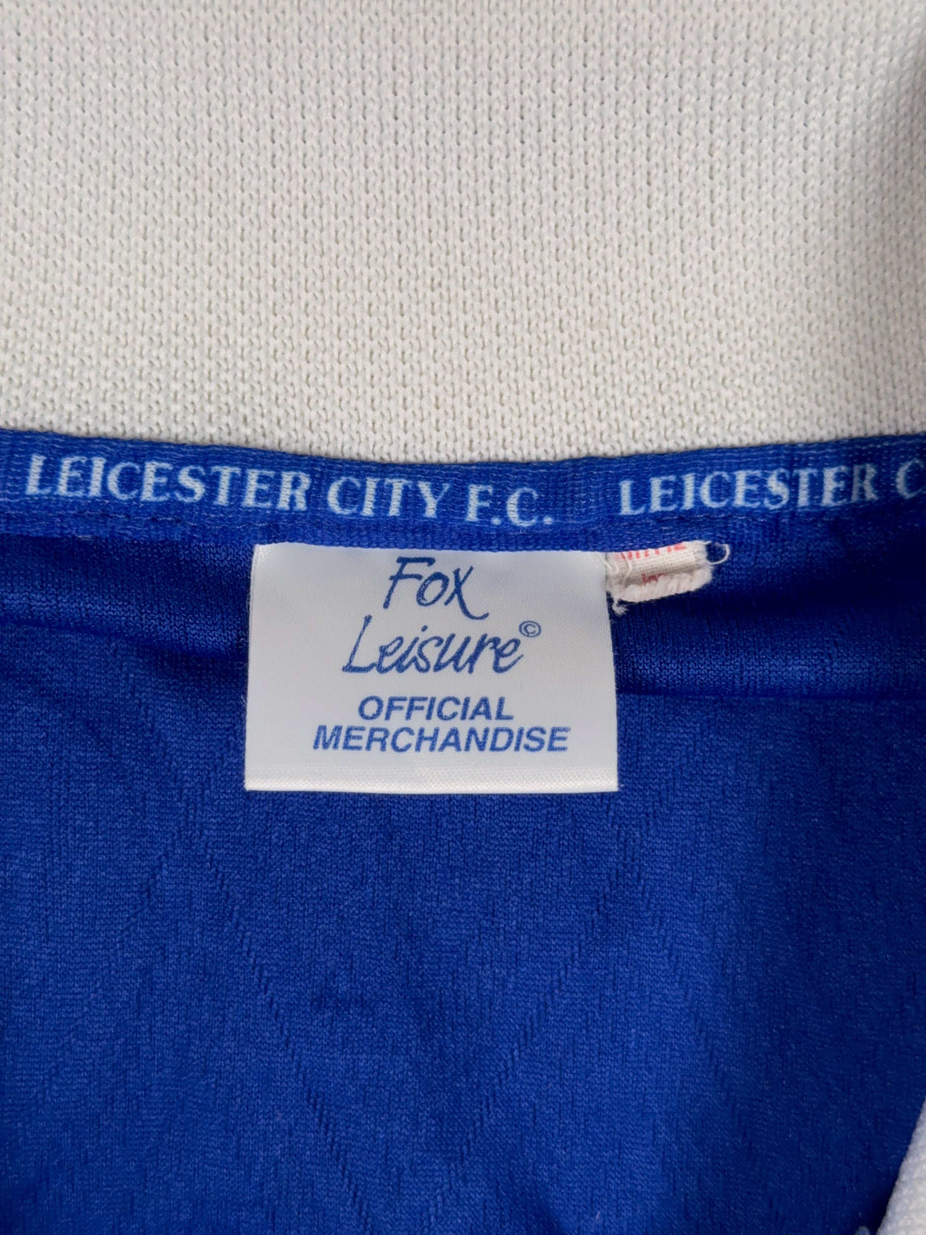 Leicester City 1998/00 Robbie Savage #14 Home Shirt - XL