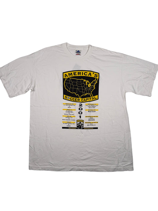 Columbus Crew 2001/02 Soccer Capital Vintage Tee - XL