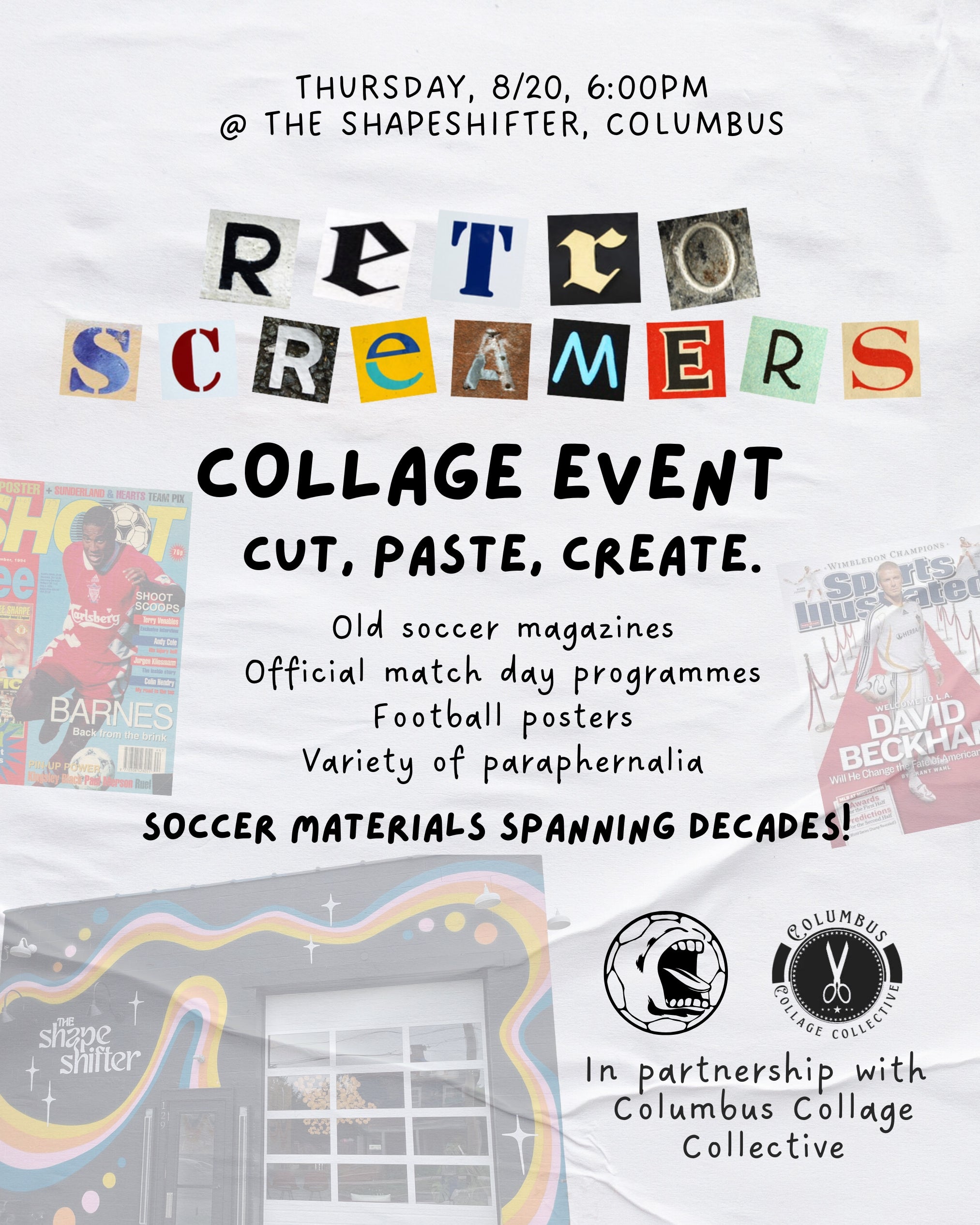 Columbus Collage Collective Event (Thursday, 8/20)