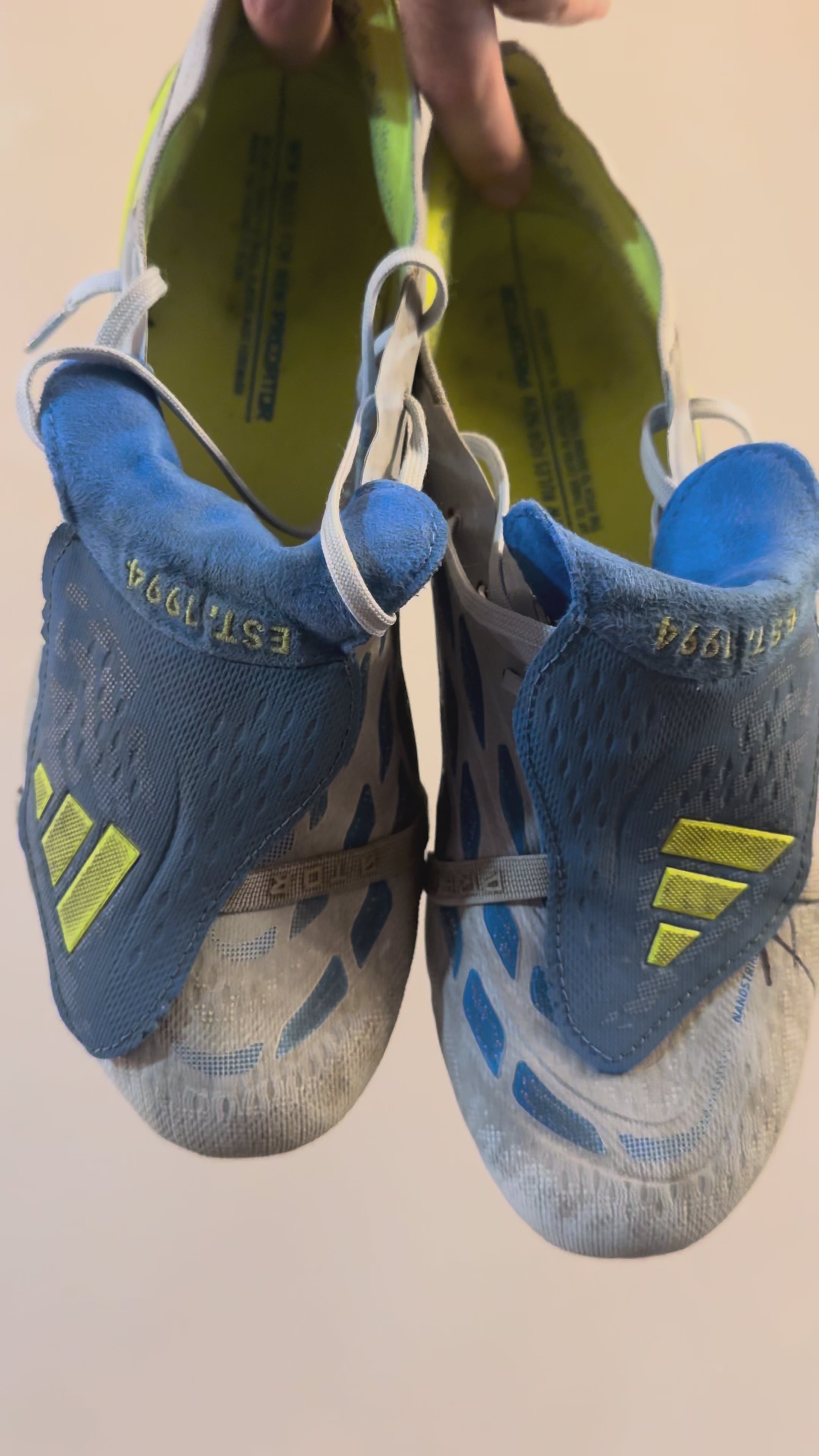 Auction: Gameworn & Signed Patrick Schulte Columbus Crew adidas Predator Elite Fold-Over Tongue SG